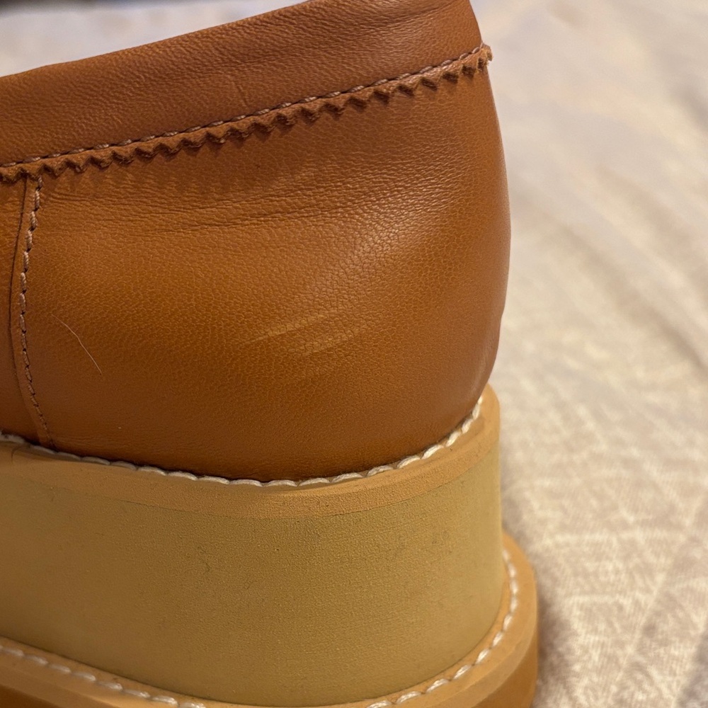 Robert Clergerie Chunky Platform Loafers. My size is 8.5 fits me perfectly. - Picture 5 of 7